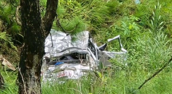 भीमफेदीमा स्कारपियो ६० मिटर तल खस्यो, मुख्य न्यायाधीशसहित ६ जना घाइते